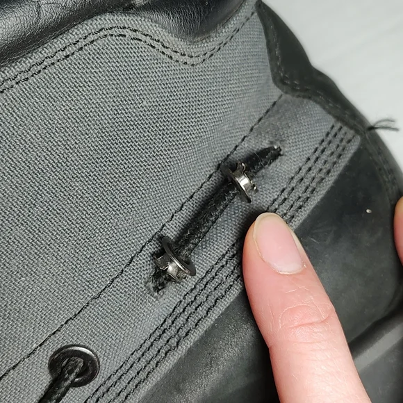 Men's 9 Timberland Boots Black Grey Gray Suede Nubuck - Picture 8 of 8